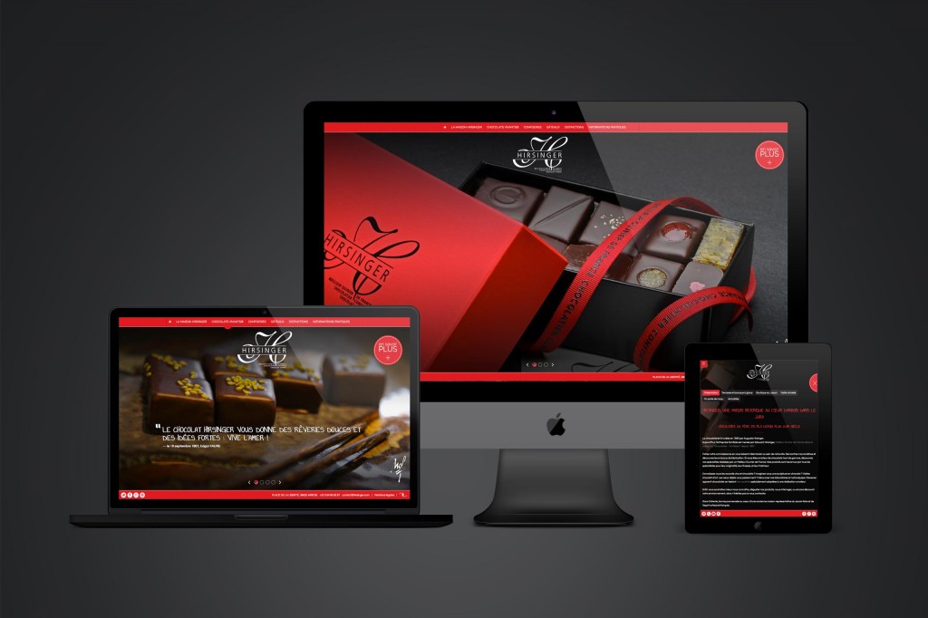 Site web Chocolat Hirsinger